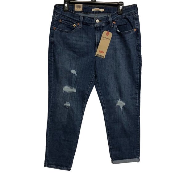 LEVIS SCULPT BOYFRIEND hypersoft MID RISE JEANS ‎ SIZE 12/ 31 NWT - Picture 1 of 7